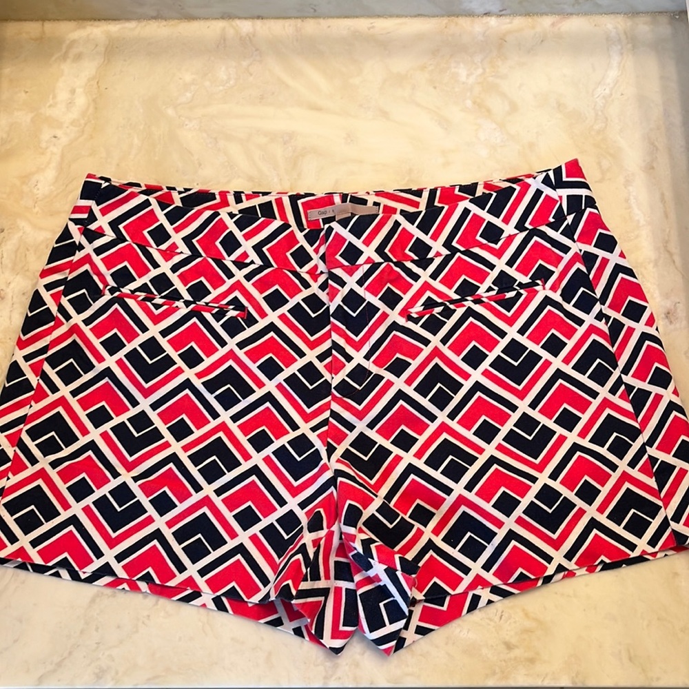 Pink and navy shorts